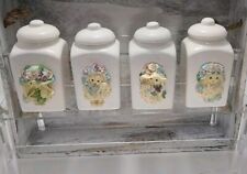 Vintage Herb Girl Spice Jars Tjitske van Nus Dutch Artist Handmade Polymer Clay picture