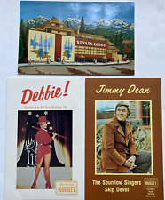 Jimmy Dean Debbie Reynolds at Nugget 1975 Unposted Postcards & Nevada Lodge picture