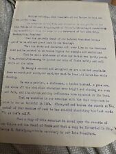 1901 Twin Cities Bristol VA & TN Citizen Letter President McKinley Assassination picture