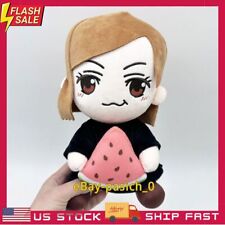 Kugisaki Nobara Watermelon Sitting Plush Doll Jujutsu Kaisen Collection Doll Toy picture