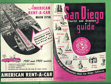 1952 SAN DIEGO TOURIST AND GREETERS GUIDE - 48 PAGES - MISSIONS, ZOO, BEACHES picture