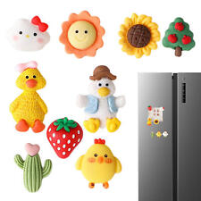 18Pcs Small 3D Cute Resin Cartoon Fridge Magnets Refrigerator For Kids & Adults picture