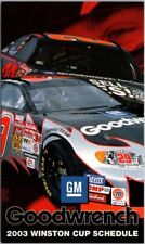 2003 NASCAR / WINSTON CUP SCHEDULE / Advertising Card Daytona to Homestead Miami picture