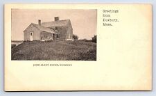 Postcard Greetings Duxbury Massachusetts John Alden House MA picture