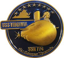 US NAVY USS VIRGINIA SSN-774 SUBMARINE CHALLENGE COIN 2