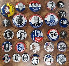LOT of 27 Vintage REPRODUCTION Presidential & Political Campaign Buttons / Pins picture