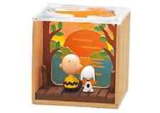 Miniatures Peanuts Snoopy Scenery Box Collection Terrarium The Sun Goes Down picture