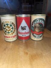 3 Different Moosehead Beer Cans / Canada picture