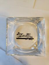 Vintage George Washington Hotel St Louis MO Ashtray Clear Glass Pre-owned picture