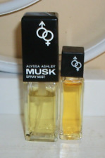Lot of 2 Vintage Alyssa Ashley Musk Mini Spray & .25 oz Mini Splash picture