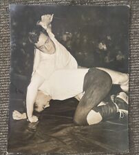 Two Handsome 1952 Wrestlers Original B&w Photo Gay Interest picture