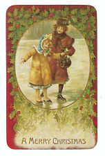 A Merry Christmas Cleo-Gibson - Betty Moore Old Vintage Postcard picture