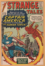 Strange Tales #114 - 1st Silver-Age app. Captain America (Acrobat) - VG+ (4.5) picture
