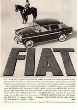 1959 Fiat Motor Company Series 1200 Full Light Sedan Saloon Horse Grass Print Ad picture