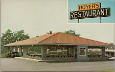 THURMONT, MARYLAND ~ Royer's Restaurant ~ VTG Postcard picture