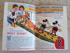 Old 1935 catalog Merchandise Walt Disney Mickey Mouse Waddle Book pop up Donald picture