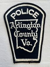 Vintage Arlington County Virginia Police Rare Patch 4x5.5 Inches Brand New picture