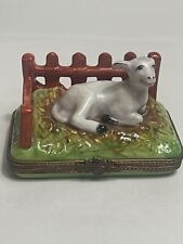 (Read Info As Is)  Genuine   Limoges Marque deposee Lamb picture