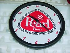 Pearl Beer Wall Clock - 1100 Springs picture