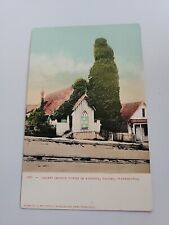 vintage postcard oldest church tower in america tacoma washington picture