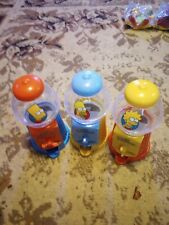 A lot of 3 Simpsons mini Gum ball machines.New Old stock. picture