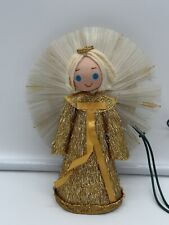 Vintage 1950's Angel Light Up Christmas Tree Topper Made In Japan 6.5