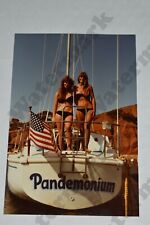 candid curvy redhead woman in bikini with friend VINTAGE PHOTOGRAPH  Gv picture