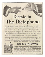 1912 Dictaphone vintage print ad - Columbia Phonograph Company picture