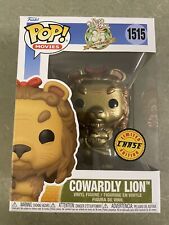 Funko POP Wizard of Oz 85th Anniversary Cowardly Lion CHASE #1515 W/ Protector picture