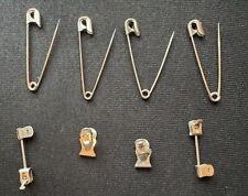 Vintage large safety pins + Washburne fasteners picture