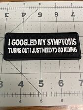 I Googled My Symptoms… Biker Style Sew/Iron On Patch picture