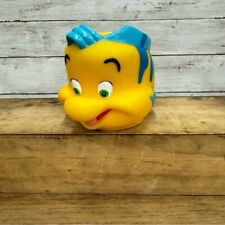 Vintage Applause Disney World Little Mermaid Flounder character Drink mug cup picture