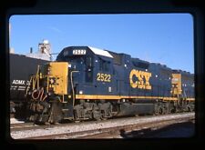 Original Railroad Slide CSX CSXT 2522 GP38-2 at Decatur, IL picture