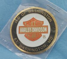 HARLEY DAVIDSON DIP DOT H-D OF WASHINGTON FT. WASHINGTON, MD. LARGE FLAT NEW picture