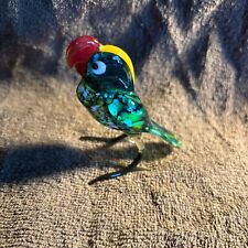 vintage glass rooster figurine picture