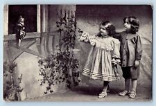 Baltimore Maryland MD Postcard Childrens Punch Doll On Window 1907 Antique picture
