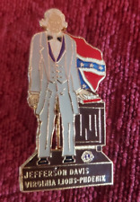 Jefferson Davis Lions Club Virginia Phoenix Enamel Lapel Pin picture