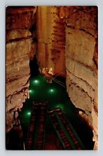 Vintage 3.5x5.5 postcard unposted CRYSTAL LAKE IN MAMMOTH CAVE Kentucky picture