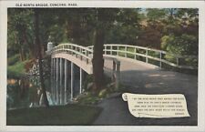 Concord Massachusetts Old North Bridge Unposted Postcard picture