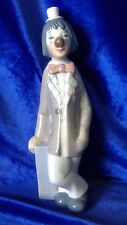 Casades Porcelain Clown Standing Figurine Big Pink Bow Made In Spain 10
