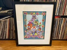 Disneyland It's a Small World Peace on Earth Framed Collectable Pin Set 184/750 picture