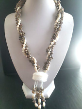 Very Rare Vintage Hawaiian Shell Pearl Necklace  picture
