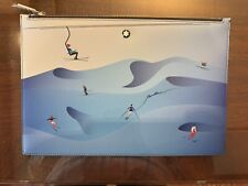 NEW MONTBLANC MEISTERSTÜCK SCENIC POUCH WITH SKIERS MB130032 $1,025 picture