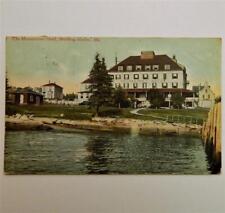 Boothbay Harbor Maine The Menawarmet Hotel Antique 1910 G. W. Morris Postcard picture