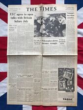 1969 Newspaper Vietnam Casualties  Springbok Rugby Protest Britain's EEC Talks picture