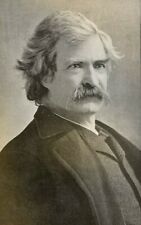 1900 Mark Twain On the Lecture Circuit illustrated picture