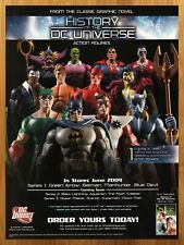 2009 History of the DC Universe Action Figures Print Ad/Poster Batman Superman picture