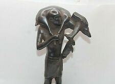 RARE ANCIENT EGYPTIAN ANTIQUE King Hunter Hunting Cattle Statue 1985-1856 BC picture