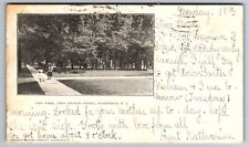 C.1905 PLAINFIELD, NJ NEW JERSEY CITY PARK WEST EIGHTH STREET Postcard P57 picture