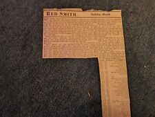 Xm37  Ephemera 1961 Article Red Smith New York Giants picture